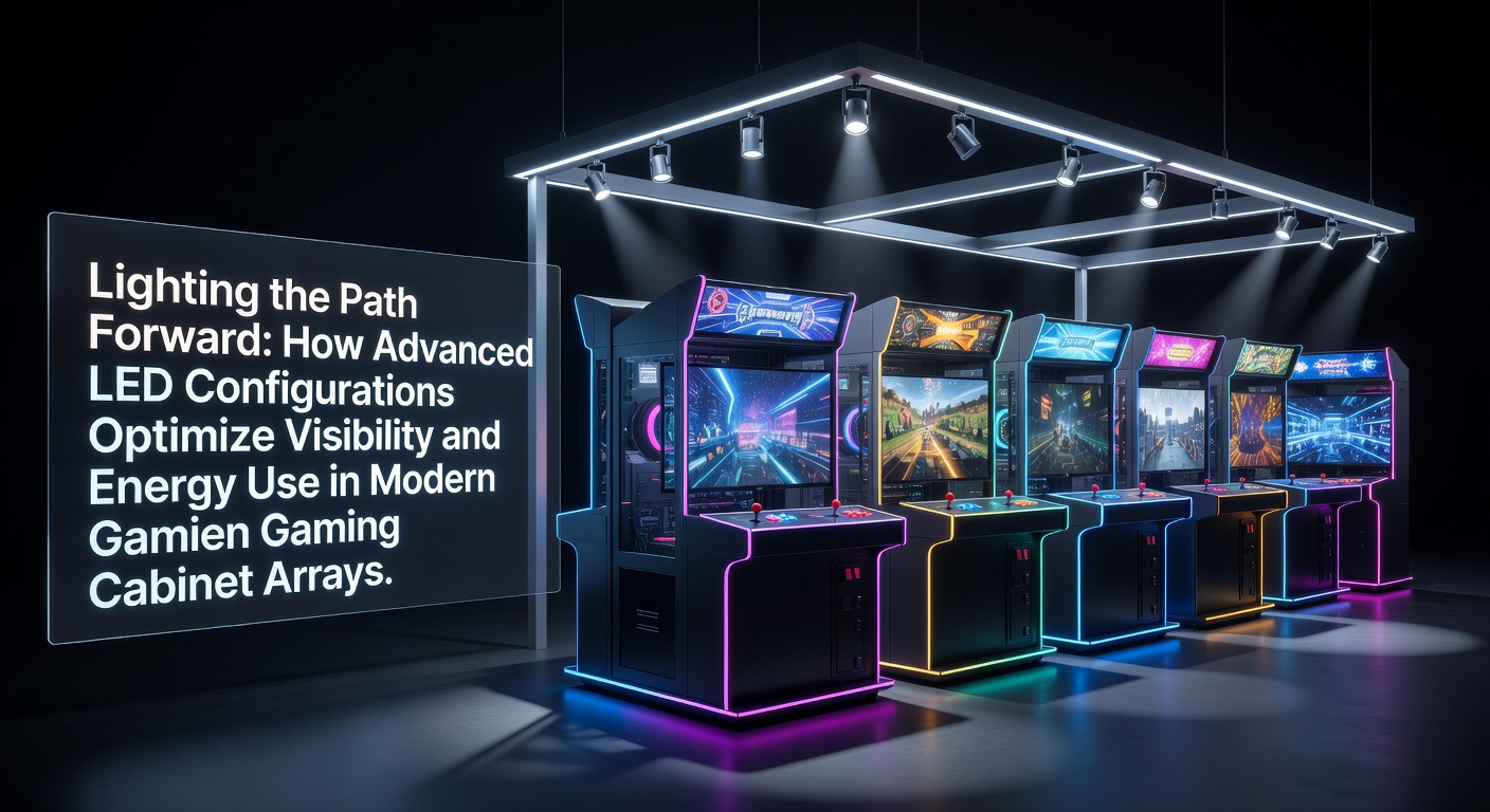 Geavanceerde LED-configuraties in moderne gaming kastarrays die zichtbaarheid verbeteren terwijl energieverbruik daalt