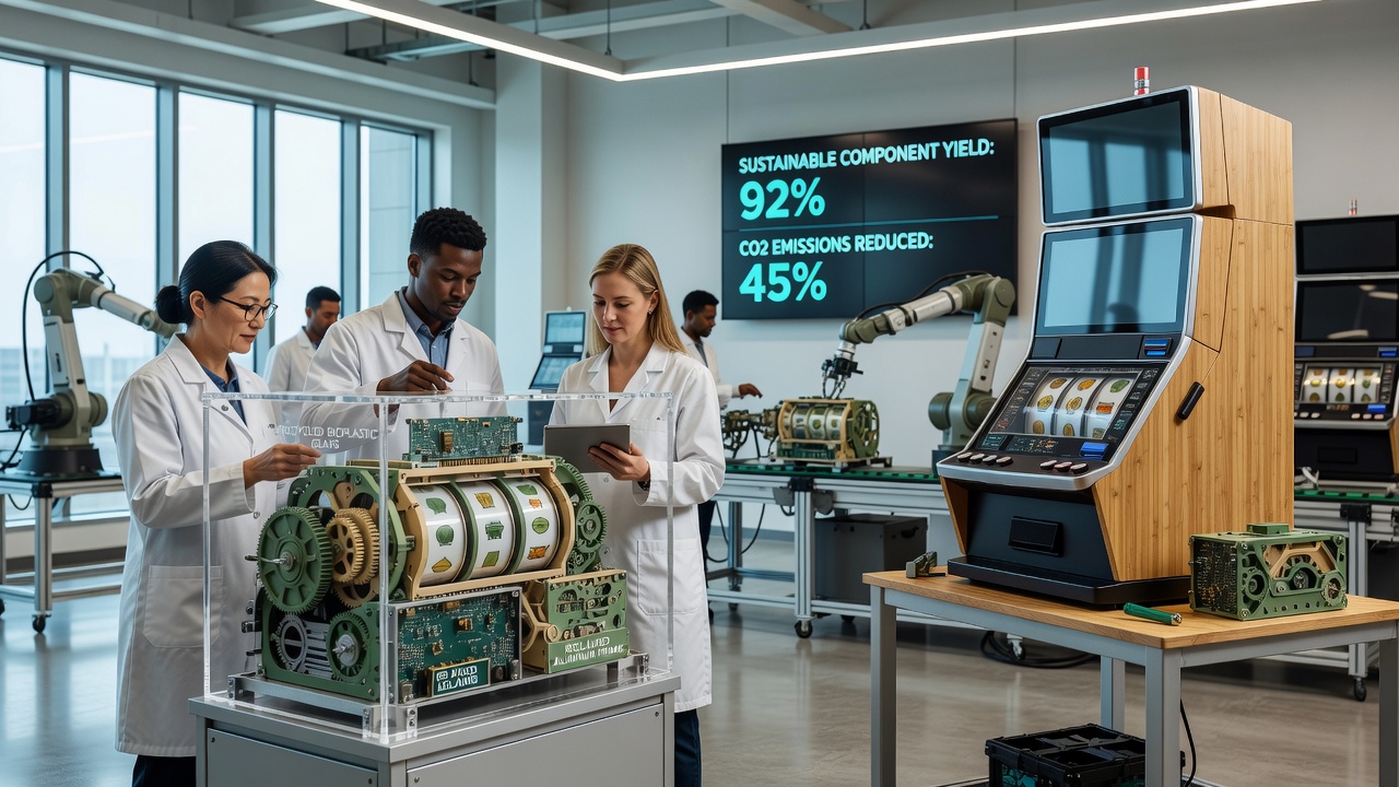 Duurzame productieprocessen voor casino slots met focus op milieuvriendelijke materialen en energie-efficiënte machines